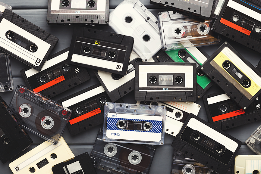 Audio Record What Is A Standard Size Cassette Tape 